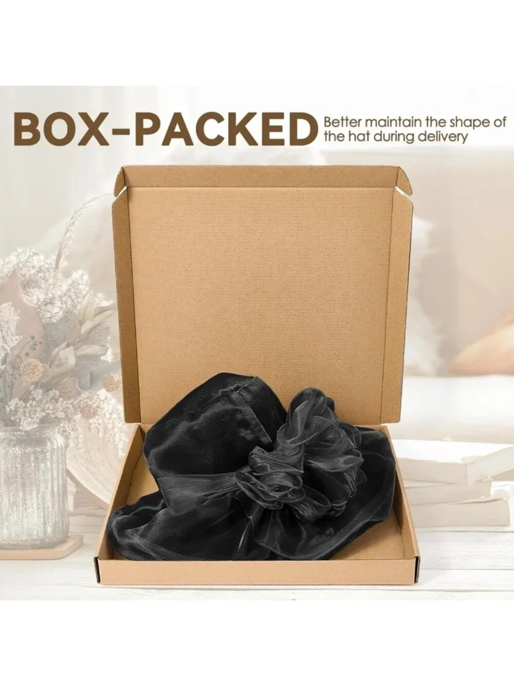 Elegant Vintage Organza Fascinator Derby Hat for Women - Tea Party & Wedding